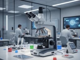 Laboratory microscope - clinical research