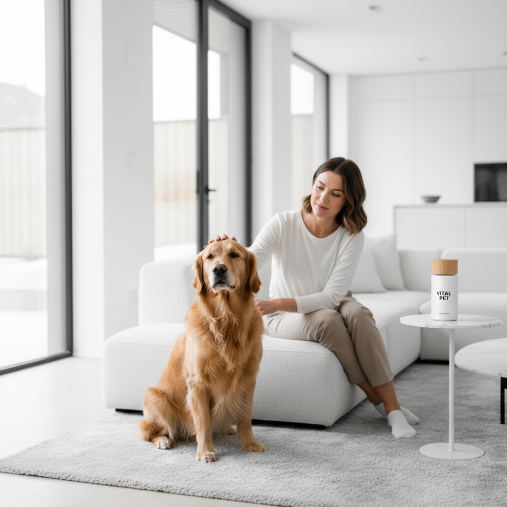 ECS Probiotic 40B Dog Formula - Calm Dog with Owner