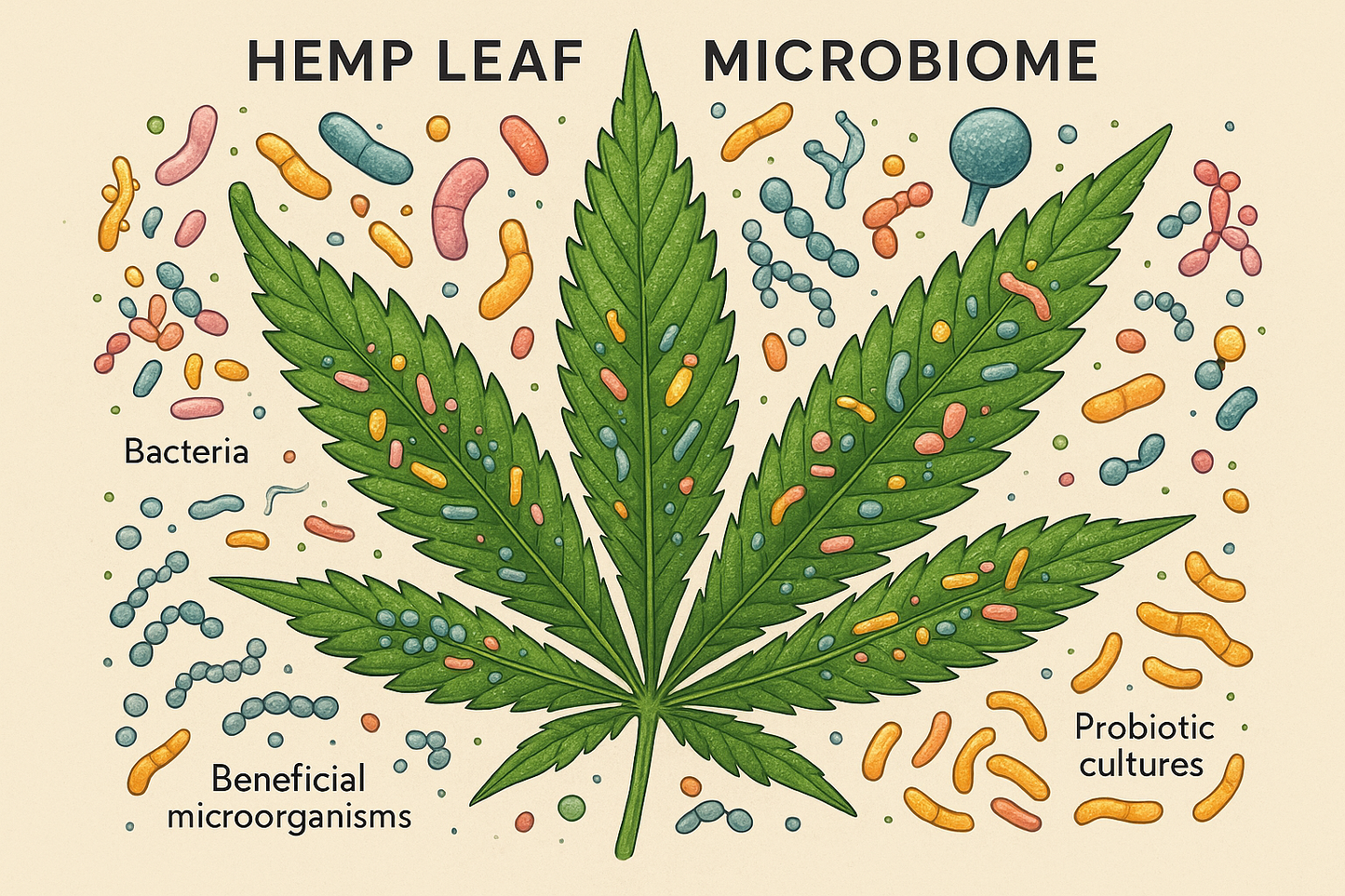 hemp leaf microbiome